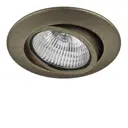Светильник точечный встраиваемый Lightstar Teso 11081 GU5.3 цвет бронза