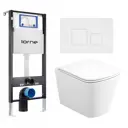 Комплект инсталляция с унитазом Lorne 630310 цвет белый
