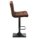 Барный стул Dobrin Dominic LM 42x115x52 см велюр цвет коричневый