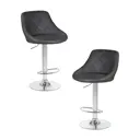 Барный стул Dobrin Logan lm-5007 45.5x106x48 см цвет серый 2 шт