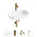 Раковина Lavinia boho bathroom sink slim 20217557R 54см цвет раковина 4 в 1: донный клапан, сифон, смеситель