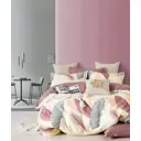 Комплект постельного белья Tango Twill 2-спальный сатин наволочки 70x70 - 2 шт цвет розовый/кремовый TPIG2-1832-70