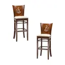 Барный стул Dobrin Jerry bar lmu-9131 41x114x42 см цвет кремовый 2 шт