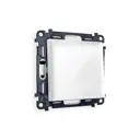 Выключатель проходной встраиваемый Ambrella volt Альфа MA101020 1 клавиша цвет белый глянец