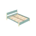 Кровать Solarius Мишка орто основание 170 x 80 x 210 см дерево цвет тиффани;ванильный