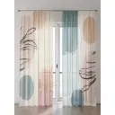 Тюль Comfy Way Алоуна - 196 CW580196-240 150x240 см на шторной ленте цвет синий 2 шт