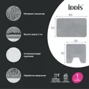 Коврик для ванной комнаты Iddis BSET02Mi13 80x50см цвет серый, серебристый