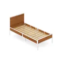 Кровать Solarius kr100loft-olha-white 105 x 90 x 206 см сосна цвет ольха, белый