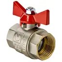 Кран шаровой прямой Valtec 508689 PN40 1 ВР латунь ручка бабочка