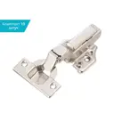 Петля MF Prima All-2-Way 3D Unihopper Clip-on 90* с доводчиком в сборе никель