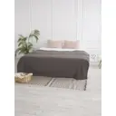 Плед-покрывало AlmaForHome Honeycombs темно-серый 200x220 см