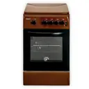 Газовая плита с духовкой Kraft KF-FSK5403AGBR 50.3x87.3x63.3 см цвет коричневый