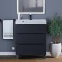 Тумба под раковину Uperwood 291020333 70см цвет черный