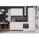 Кухня Горизонт Поинт Поинт120бел 120x215x60 см ЛДСП цвет белый