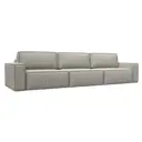 Диван Лига диванов Прага 357x88x115 см рогожка цвет бежевый