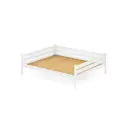 Кровать Solarius Tahta140-160bel-full 150 x 63 x 170 см сосна цвет белый