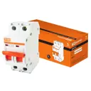 Автоматический выключатель Tdm electric ВА47-29 2P C20 А 4.5 кА SQ0206-0094