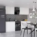 Кухонный гарнитур Альбина Стиль ЛДСП 180x160x60 см цвет белый
