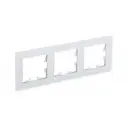 Рамка для розеток и выключателей Systeme electric AtlasDesign Nature ATN330103 3 поста цвет белый