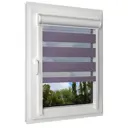 Рулонная штора день/ночь Унистайл LKRZSIRN070120, 70x120 см, сиреневый