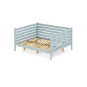 Кровать Solarius Tahta-spin180-190gol-orto 190 x 101 x 200 см сосна цвет голубой