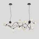 Люстра подвесная Crystal Lux Mamamia sp12 l1200 12 ламп 22 м² цвет черный