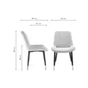 Стул Woodville 15773 52x86x49 см ткань цвет бежевый