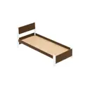 Кровать Solarius Мишка сплошное основание mkr-obiv-rs9-bel80-200-full 90 x 80 x 210 см дерево цвет коричневый/белый
