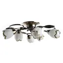 Люстра потолочная Arte lamp 4 A6061pl-6ab 6 ламп 20 м² цвет бронза