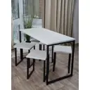 Стол прямоугольный Diko loft 120x70 см лдсп цвет белый крафт