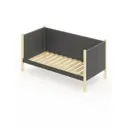 Кровать Solarius Тахта реечное основание temser100-190van 110 x 101 x 200 см дерево цвет темно-серый, ванильный