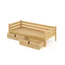 Тахта односпальная Solarius сплошное основание с 2 выкатными ящиками 110x63x180 см сосна цвет бежевый
