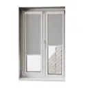 Рулонная штора блэкаут Унистайл RKRBLSVS032125 32x125 см, цвет светло-серый