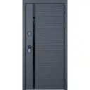 Входная дверь Diva STR МХ-45 205x96см правый цвет Д15 сандал белый/черный кварц с зеркалом