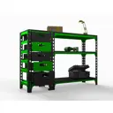 Стол-верстак Metalex SVTI951240 950х1200х400 мм, максимальная нагрузка 260 кг