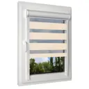 Рулонная штора день/ночь Унистайл LKRZBEZH048120, 48x120 см, цвет бежевый