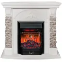Каминокомплект Realflame Athena с очагом Majestic Lux BL 1500Вт белый