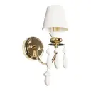 Настенный светильник Loft It Grace 10203-1w white цвет белый/золото