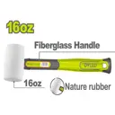 Киянка резиновая белая Dyllu DTHM7304 450 г
