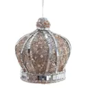 Елочная игрушка 806893 14 см x 12 см жёлтый/золотой