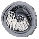 Ламели для вертикальных жалюзи Унистайл LAMBLSER240175 высота 175 см, 30 шт, цвет серый