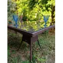 Садовый стол нераздвижной Sunset sm-4014 90 см x 90 см x 75 см алюминий коричневый