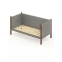 Кровать Solarius Тахта реечное основание svetser100-180temd 110 x 101 x 190 см дерево цвет светло-серый, темный дуб