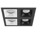 Светильник точечный встраиваемый Lightstar Domino D54706060707 GU5.3 цвет черный
