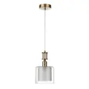 Светильник подвесной Odeon light Saga 5088-1 1 лампа 2 м² цвет бронза