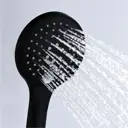 Лейка для верхнего душа Wasserkraft A078 круг цвет черный