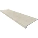 Комплект ступень с подступенком Estima Kraft Wood KW00 33x120 см цвет белый
