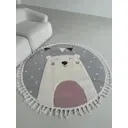 Ковер Laxmi Ковер Laxmi Quincey Kryg Daire 1098Cream/Grey круг Ø160 см полипропилен