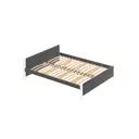 Кровать Solarius Двуспальная Классика мягкая 1354 170 x 63 x 210 см массив сосны цвет темно-серый/белый