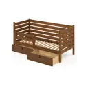 Кровать Solarius Det-spin80-140temd-orto-2yash 90 x 101 x 150 см сосна цвет коричневый